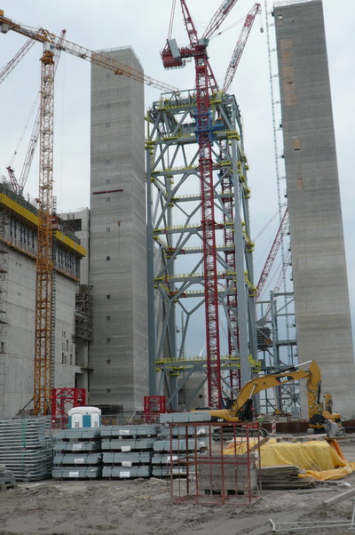Rondleiding RWE Centrale (in aanbouw) (2011)